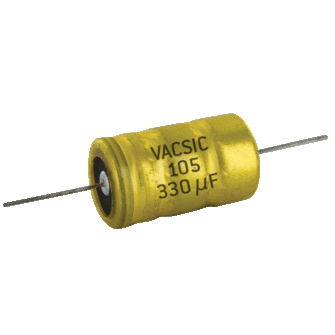  Capacitors > Aluminum Electrolytic > Axial - VACSIC 105