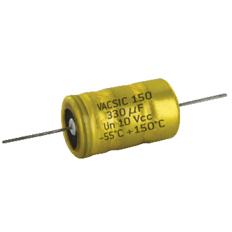  Capacitors > Aluminum Electrolytic > Axial - VACSIC 150