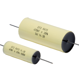  Capacitors > Film > Polypropylene PP - RA 75